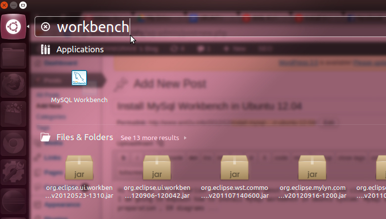 install mysql workbench in ubuntu 12.04