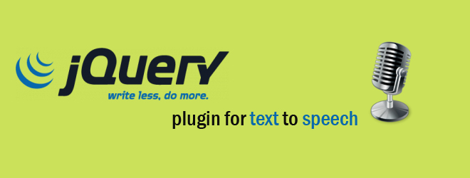 jQuery plugin for Text to Speech by Siddhu Vydyabhushana